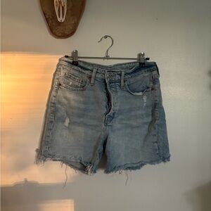 Old Navy Light Blue Distressed Jean Shorts